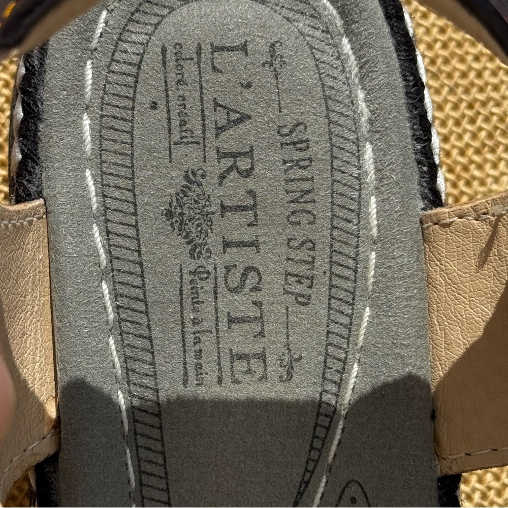 Spring Step L'Artiste Women's Laga Slide Sandal Size 39 (8) - Picture 6 of 10